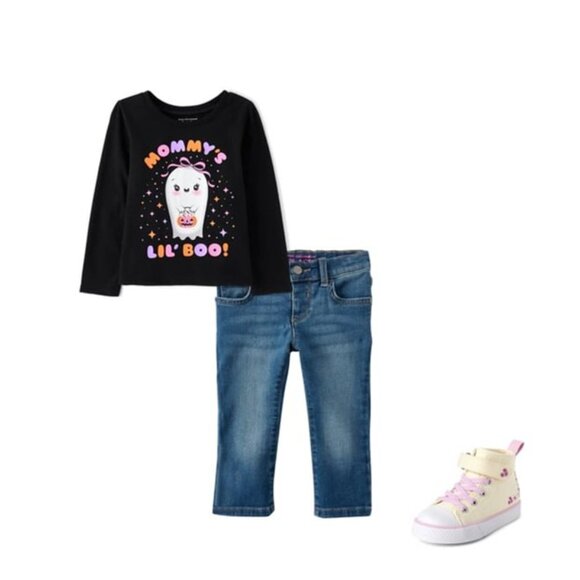 Mommy's Lil Boo Graphic Tee – Black (Girls 5T) (BRAND-NEW & SUPER CUTE!) - Picture 3 of 4